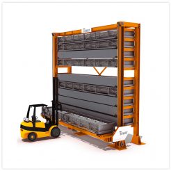 Automated Sheet Metal Storage System, Tower Shelving System